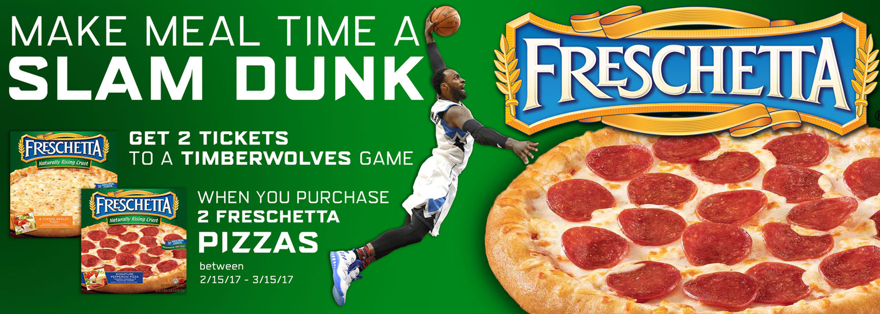 Freschetta Pizza Partner Offer Header